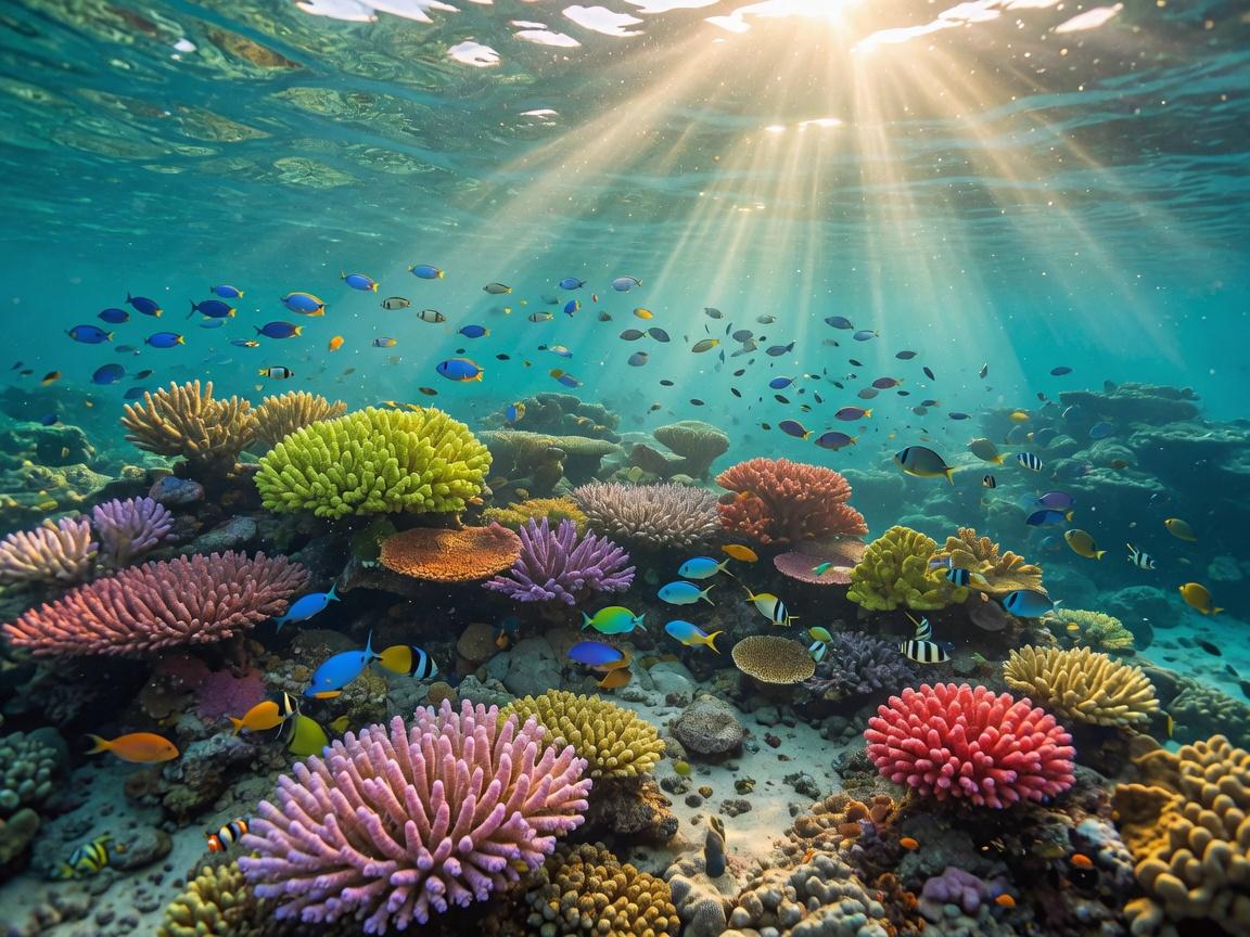 Vibrant coral reef representing Philippine natural heritage