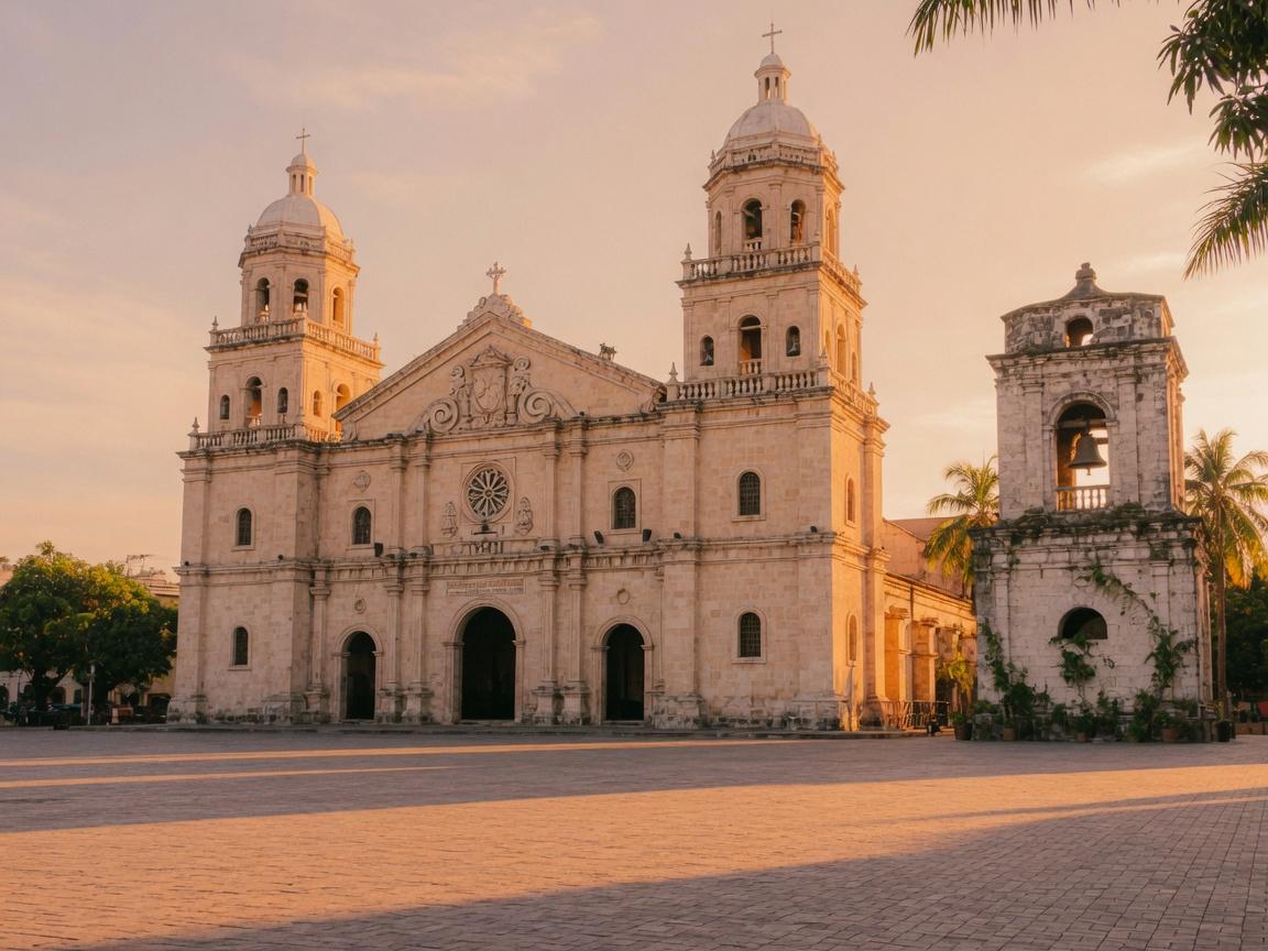 Coral stone facade of Molo Church
